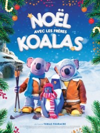Affiche de Noël avec les frères Koalas